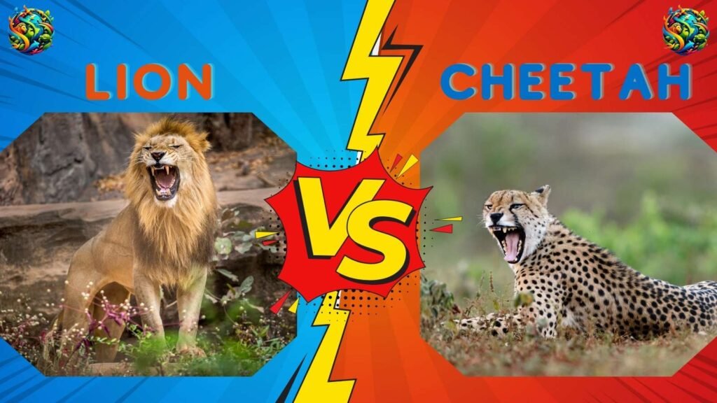 Lion vs Cheetah