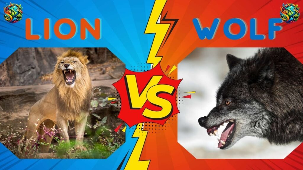 lion vs wolf