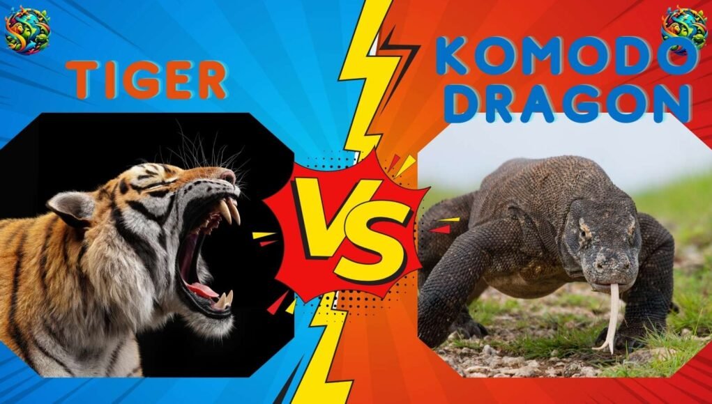 tiger vs Komodo Dragon