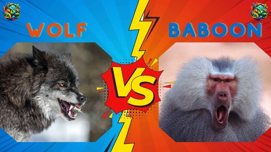 wolf vs baboon
